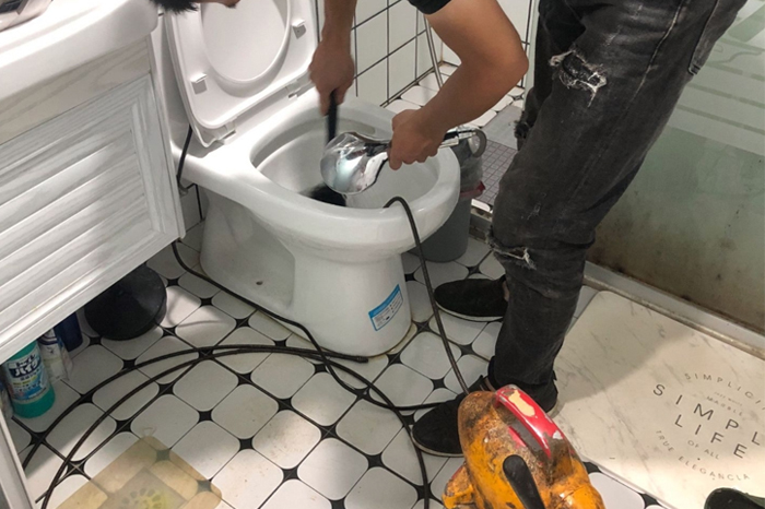 郎溪疏通下水道