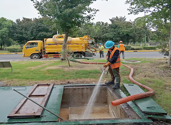 郎溪化油池清理
